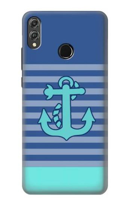 S2081 Nautical Anchor Case Cover Custodia per Huawei Honor 8X