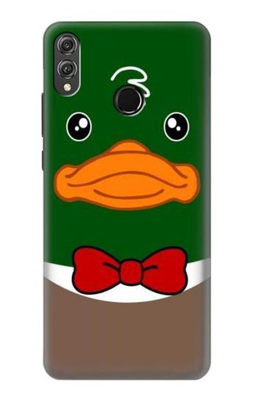 S2762 Green Head Mallard Duck Tuxedo Cartoon Case Cover Custodia per Huawei Honor 8X