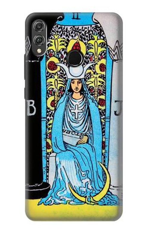 S2837 The High Priestess Vintage Tarot Card Case Cover Custodia per Huawei Honor 8X