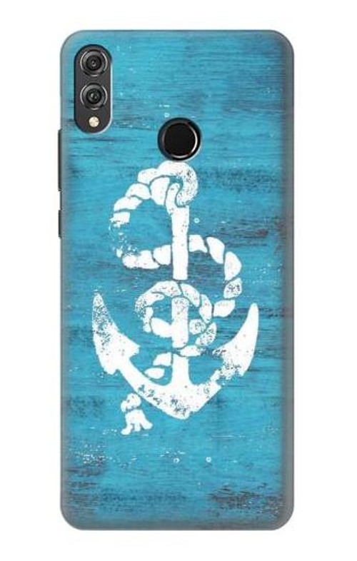 S3053 Marine Anchor Blue Case Cover Custodia per Huawei Honor 8X