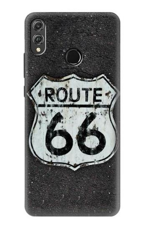 S3207 Route 66 Sign Case Cover Custodia per Huawei Honor 8X