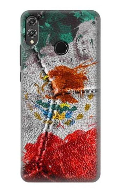 S3314 Mexico Flag Vinatage Foorball Graphic Case Cover Custodia per Huawei Honor 8X