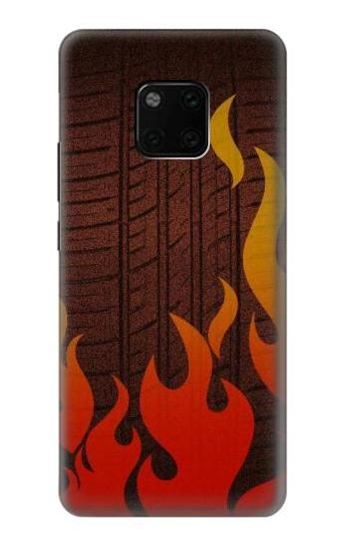 S2988 Rally Car Tire Fire Case Cover Custodia per Huawei Mate 20 Pro