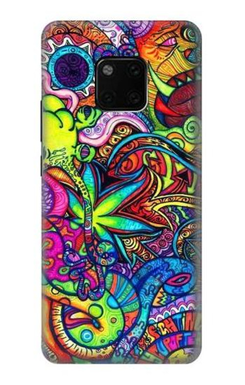 S3255 Colorful Art Pattern Case Cover Custodia per Huawei Mate 20 Pro