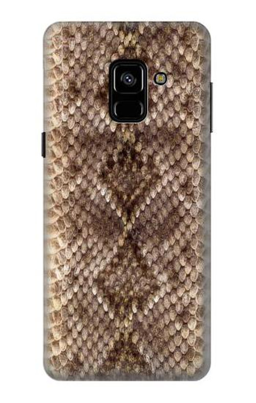S2875 Rattle Snake Skin Graphic Printed Case Cover Custodia per Samsung Galaxy A8 (2018) S2875 Rattle Snake Skin Graphic Printed Case Cover Custodia per Samsung Galaxy A8 (2018)