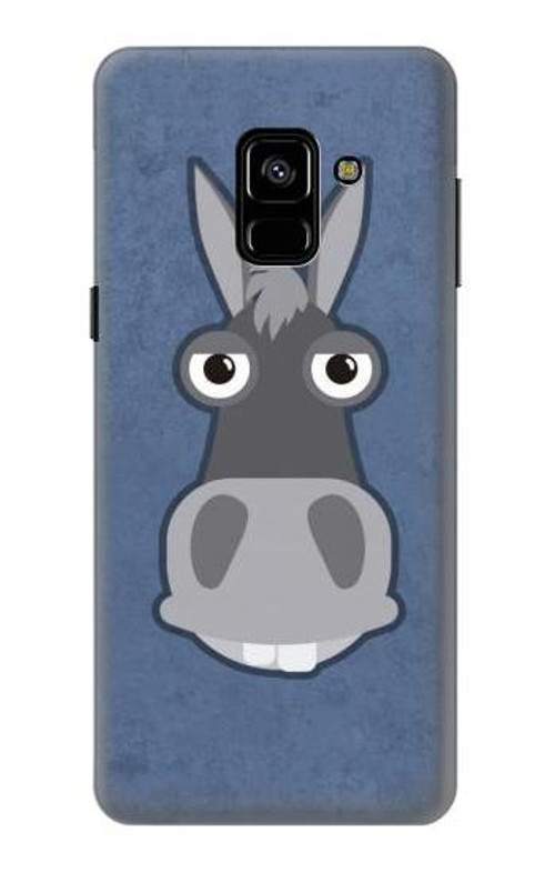 S3271 Donkey Cartoon Case Cover Custodia per Samsung Galaxy A8 (2018) S3271 Donkey Cartoon Case Cover Custodia per Samsung Galaxy A8 (2018)
