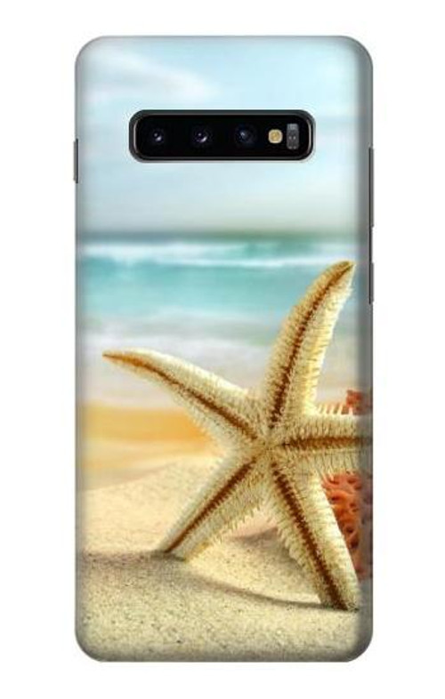 S1117 Starfish on the Beach Case Cover Custodia per Samsung Galaxy S10 Plus