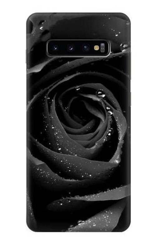 S1598 Black Rose Case Cover Custodia per Samsung Galaxy S10 Plus S1598 Black Rose Case Cover Custodia per Samsung Galaxy S10 Plus