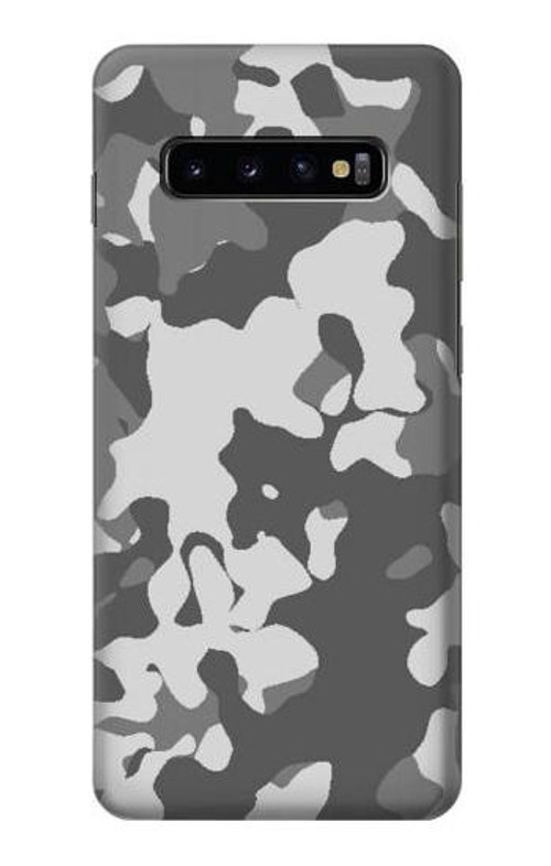 S2186 Gray Camo Camouflage Graphic Printed Case Cover Custodia per Samsung Galaxy S10 Plus