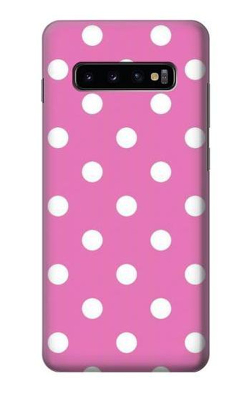 S2358 Pink Polka Dots Case Cover Custodia per Samsung Galaxy S10 Plus S2358 Pink Polka Dots Case Cover Custodia per Samsung Galaxy S10 Plus