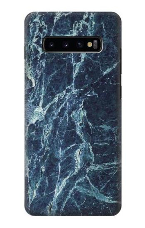 S2799 Light Blue Marble Stone Graphic Printed Case Cover Custodia per Samsung Galaxy S10 Plus
