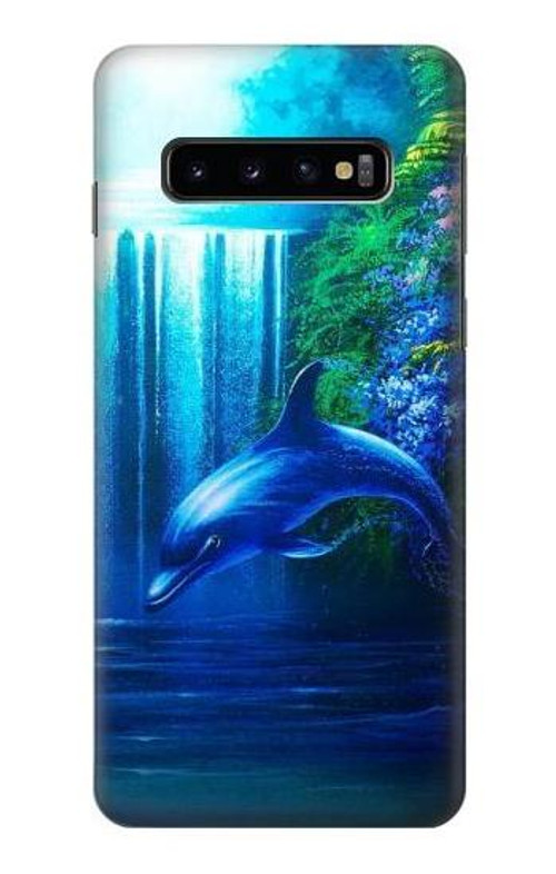 S0385 Dolphin Case Cover Custodia per Samsung Galaxy S10