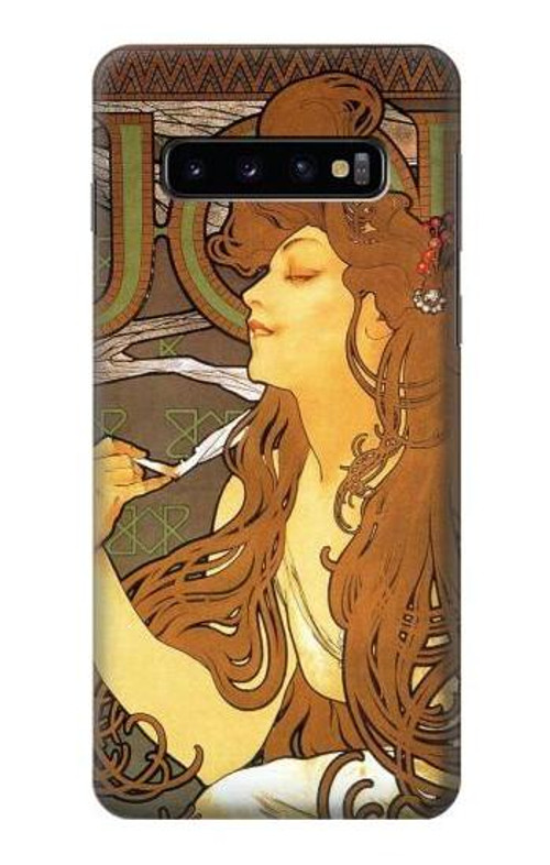 S0969 Alphonse Mucha Job Case Cover Custodia per Samsung Galaxy S10 S0969 Alphonse Mucha Job Case Cover Custodia per Samsung Galaxy S10