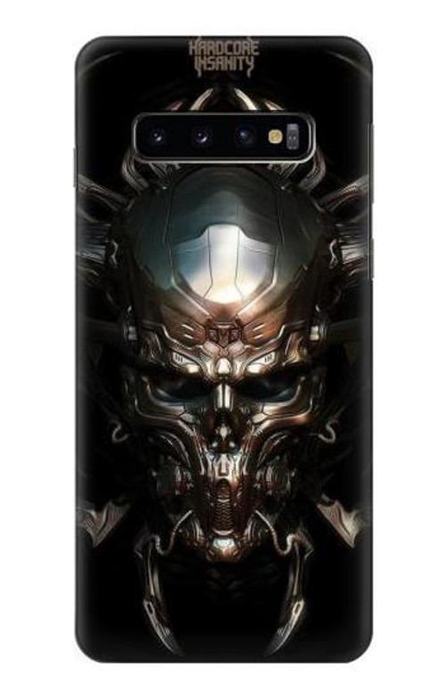 S1027 Hardcore Metal Skull Case Cover Custodia per Samsung Galaxy S10 S1027 Hardcore Metal Skull Case Cover Custodia per Samsung Galaxy S10