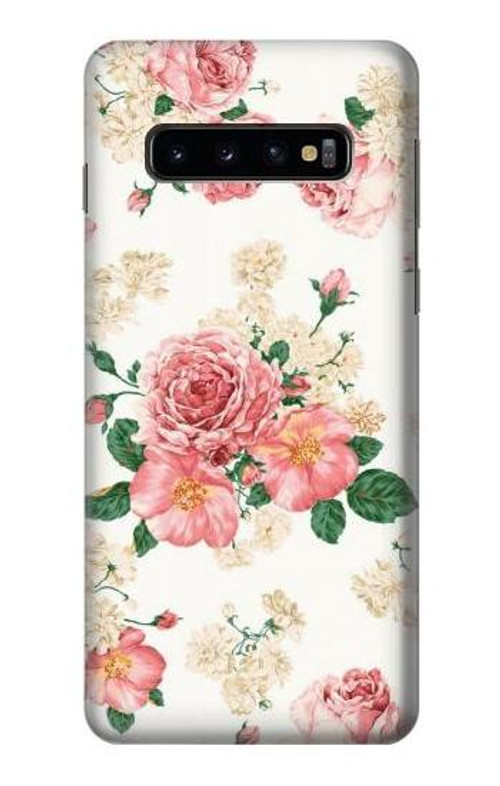 S1859 Rose Pattern Case Cover Custodia per Samsung Galaxy S10 S1859 Rose Pattern Case Cover Custodia per Samsung Galaxy S10