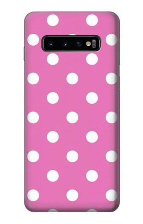 S2358 Pink Polka Dots Case Cover Custodia per Samsung Galaxy S10