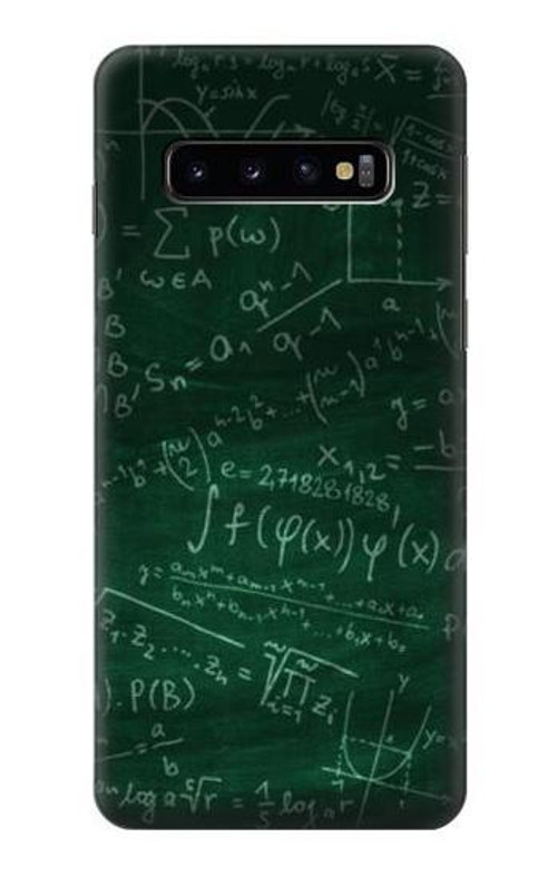 S3190 Math Formula Greenboard Case Cover Custodia per Samsung Galaxy S10