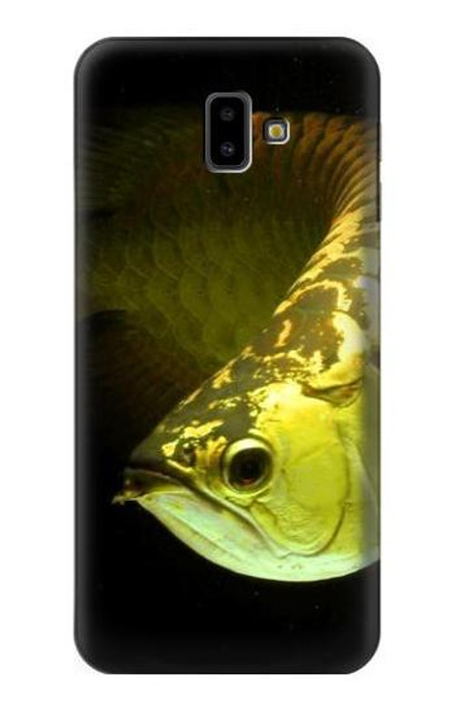 S1021 Gold Arowana Fish Case Cover Custodia per Samsung Galaxy J6+ (2018), J6 Plus (2018)