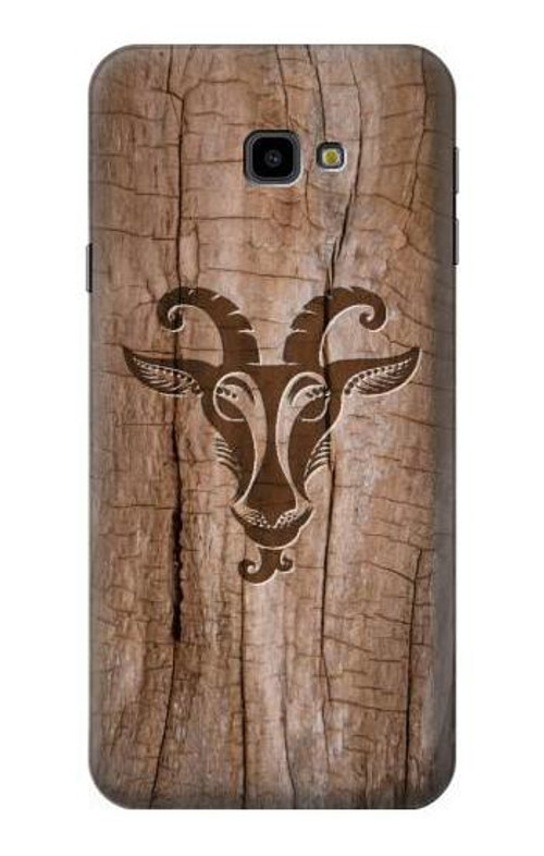 S2183 Goat Wood Graphic Printed Case Cover Custodia per Samsung Galaxy J4+ (2018), J4 Plus (2018)