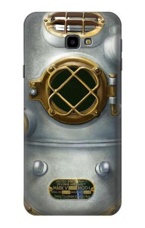 S2646 Vintage Deep Sea Diver Helmet Case Cover Custodia per Samsung Galaxy J4+ (2018), J4 Plus (2018)