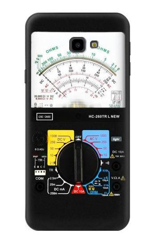 S2660 Analog Multimeter Graphic Printed Case Cover Custodia per Samsung Galaxy J4+ (2018), J4 Plus (2018)