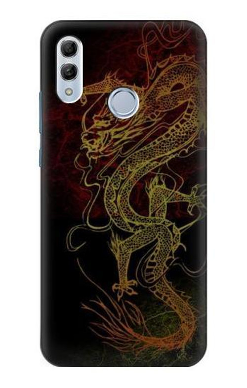 S0354 Chinese Dragon Case Cover Custodia per Huawei Honor 10 Lite, Huawei P Smart 2019