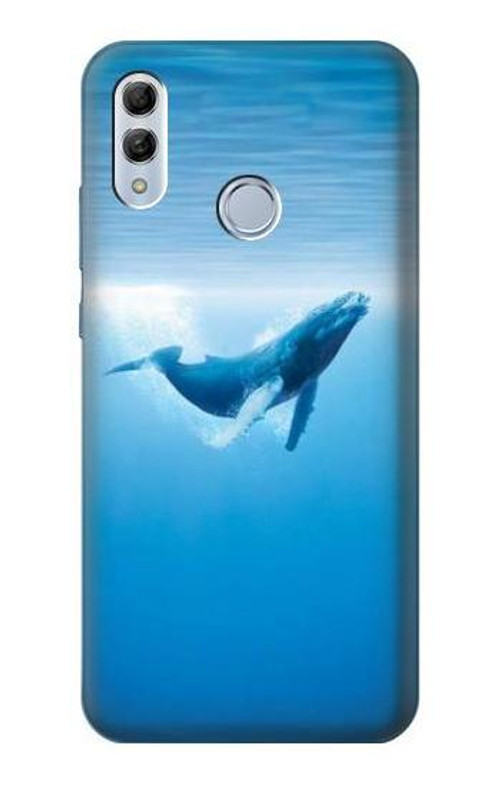 S0843 Blue Whale Case Cover Custodia per Huawei Honor 10 Lite, Huawei P Smart 2019