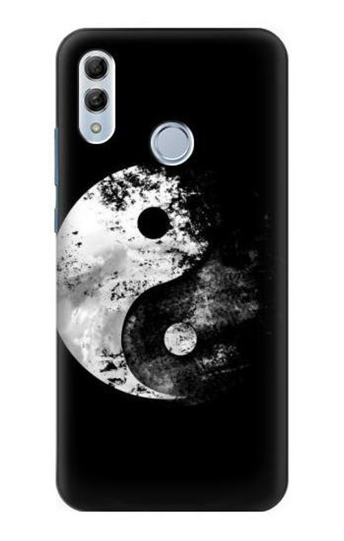 S1372 Moon Yin-Yang Case Cover Custodia per Huawei Honor 10 Lite, Huawei P Smart 2019