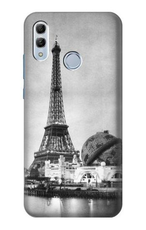 S2350 Old Paris Eiffel Tower Case Cover Custodia per Huawei Honor 10 Lite, Huawei P Smart 2019