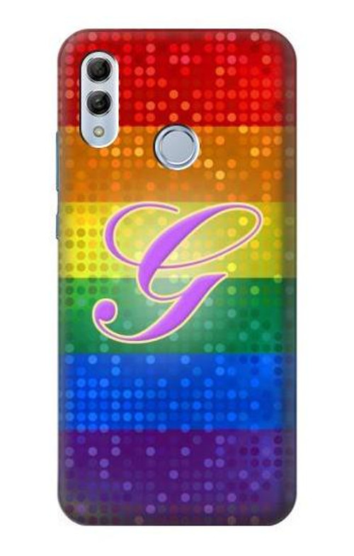 S2899 Rainbow LGBT Gay Pride Flag Case Cover Custodia per Huawei Honor 10 Lite, Huawei P Smart 2019