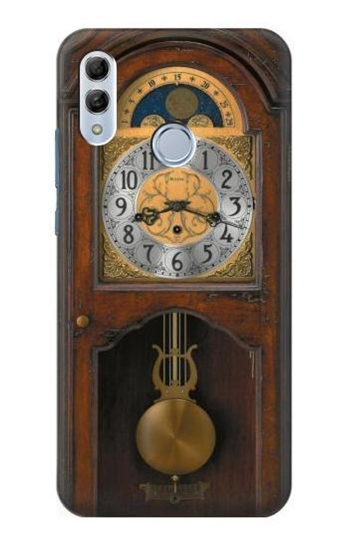 S3173 Grandfather Clock Antique Wall Clock Case Cover Custodia per Huawei Honor 10 Lite, Huawei P Smart 2019