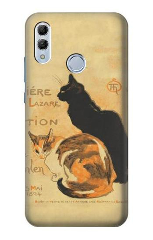 S3229 Vintage Cat Poster Case Cover Custodia per Huawei Honor 10 Lite, Huawei P Smart 2019