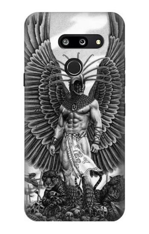 S1235 Aztec Warrior Case Cover Custodia per LG G8 ThinQ