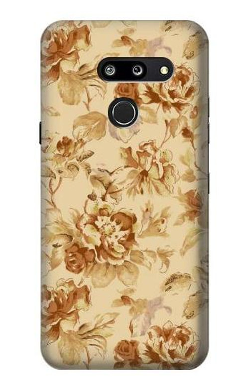 S2180 Flower Floral Vintage Pattern Case Cover Custodia per LG G8 ThinQ