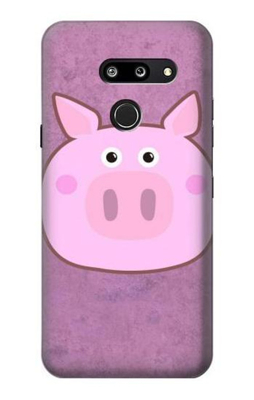 S3269 Pig Cartoon Case Cover Custodia per LG G8 ThinQ