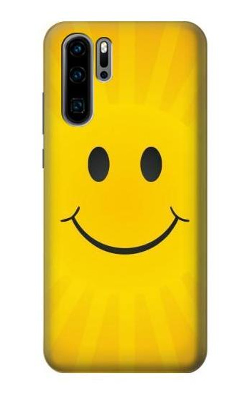 S1146 Yellow Sun Smile Case Cover Custodia per Huawei P30 Pro