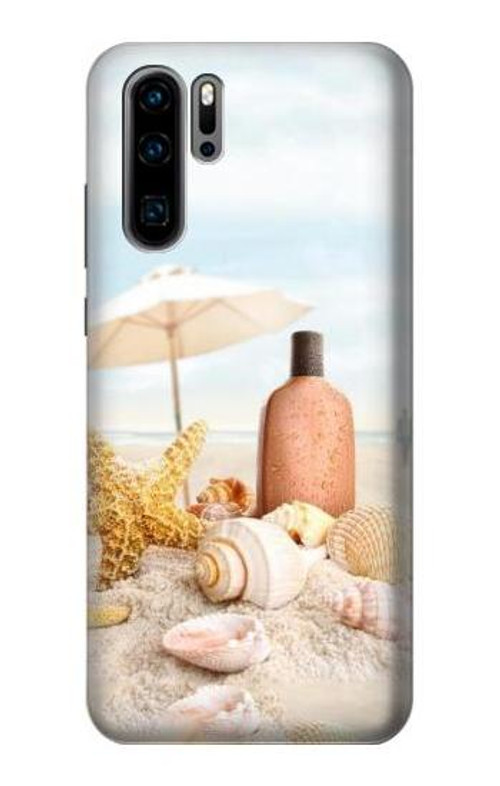 S1425 Seashells on The Beach Case Cover Custodia per Huawei P30 Pro