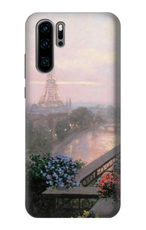 S1443 Terrace in Paris Eifel Case Cover Custodia per Huawei P30 Pro