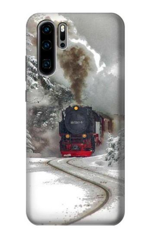 S1509 Steam Train Case Cover Custodia per Huawei P30 Pro