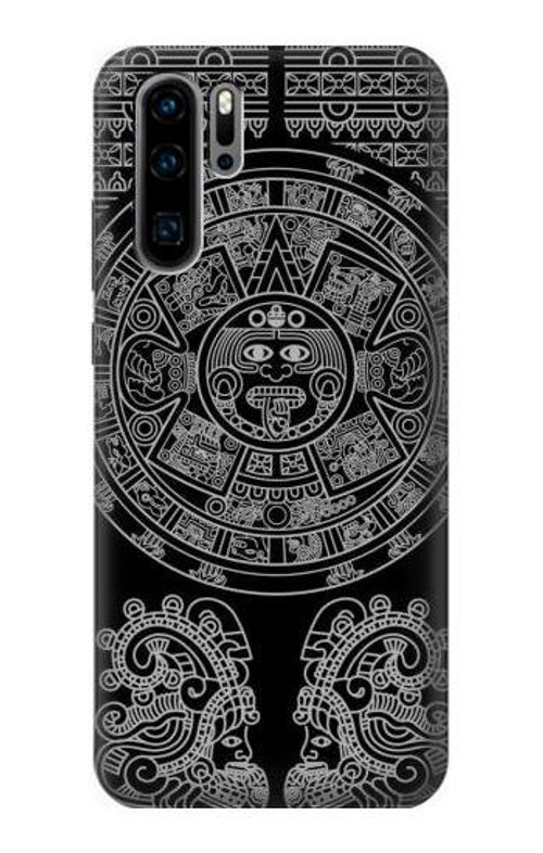 S1838 Mayan Pattern Case Cover Custodia per Huawei P30 Pro