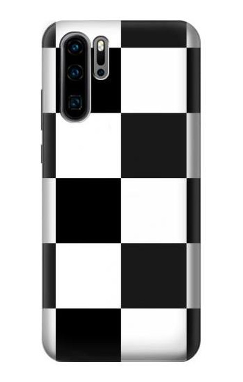 S2492 Black and White Checkerboard Case Cover Custodia per Huawei P30 Pro