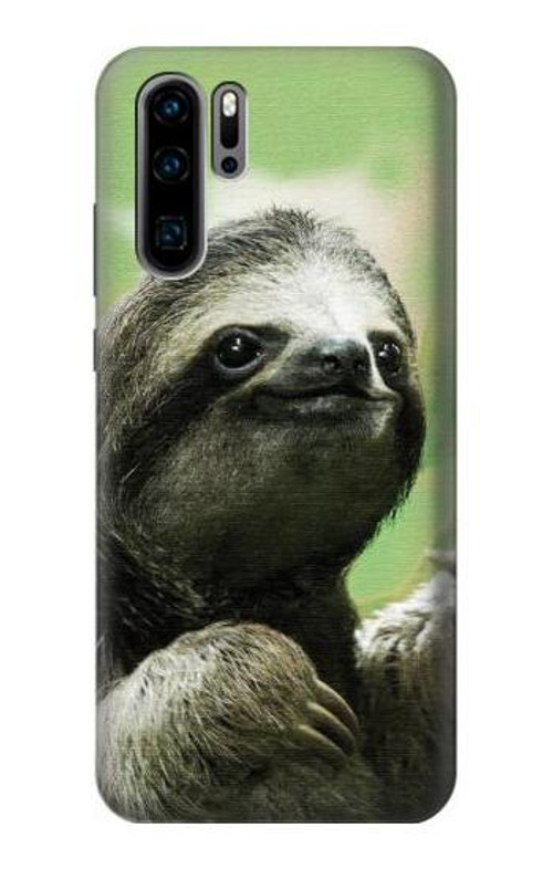 S2708 Smiling Sloth Case Cover Custodia per Huawei P30 Pro