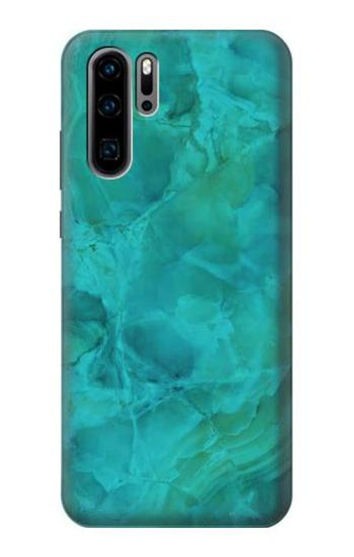 S3147 Aqua Marble Stone Case Cover Custodia per Huawei P30 Pro