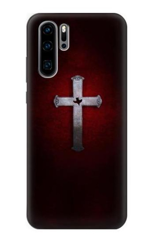 S3160 Christian Cross Case Cover Custodia per Huawei P30 Pro