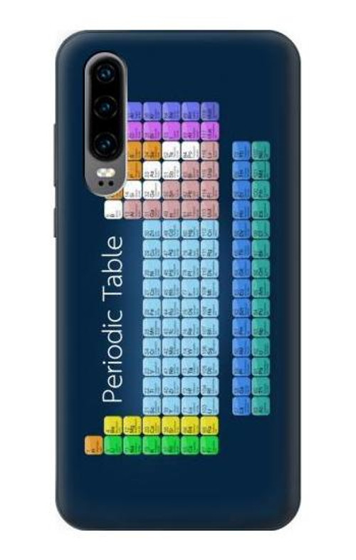 S1847 Periodic Table Case Cover Custodia per Huawei P30