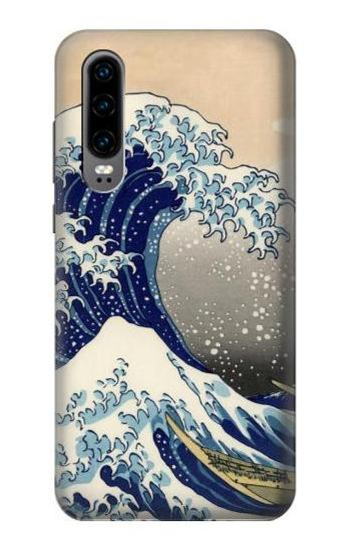 S2389 Hokusai The Great Wave off Kanagawa Case Cover Custodia per Huawei P30