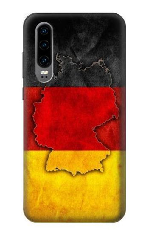 S2935 Germany Flag Map Case Cover Custodia per Huawei P30