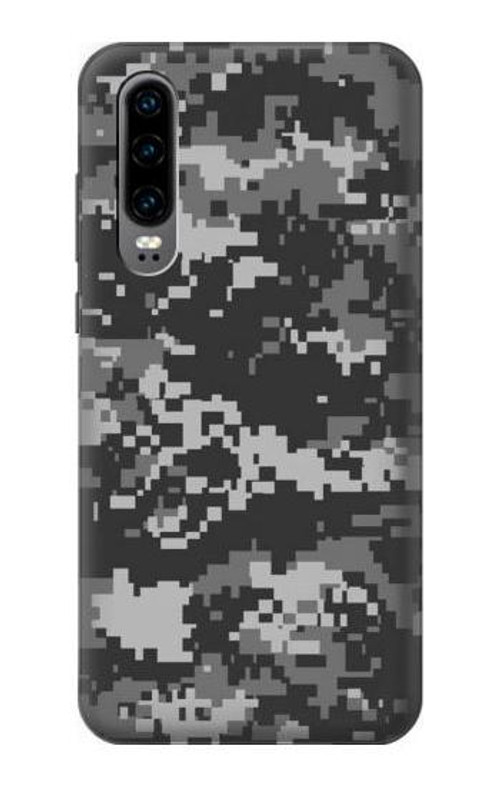 S3293 Urban Black Camo Camouflage Case Cover Custodia per Huawei P30