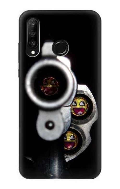 S1109 Smile Bullet Gun Case Cover Custodia per Huawei P30 lite