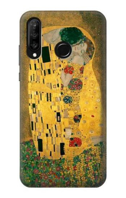 S2137 Gustav Klimt The Kiss Case Cover Custodia per Huawei P30 lite S2137 Gustav Klimt The Kiss Case Cover Custodia per Huawei P30 lite